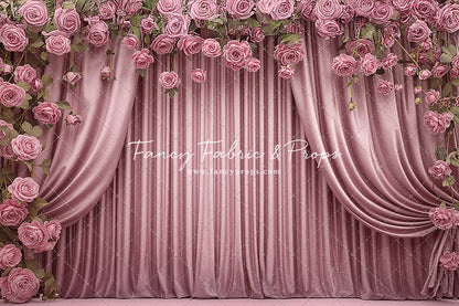 Rose Petal Curtain - With Sweep Option