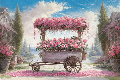 Rosy Blossom Cart - With Sweep Option