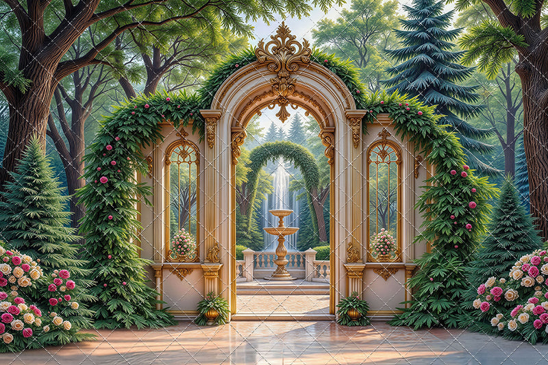 Royal Garden Gateway - With Sweep Option