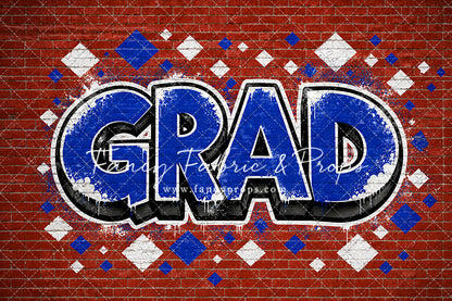 Royal & White Grad - With Sweep Option