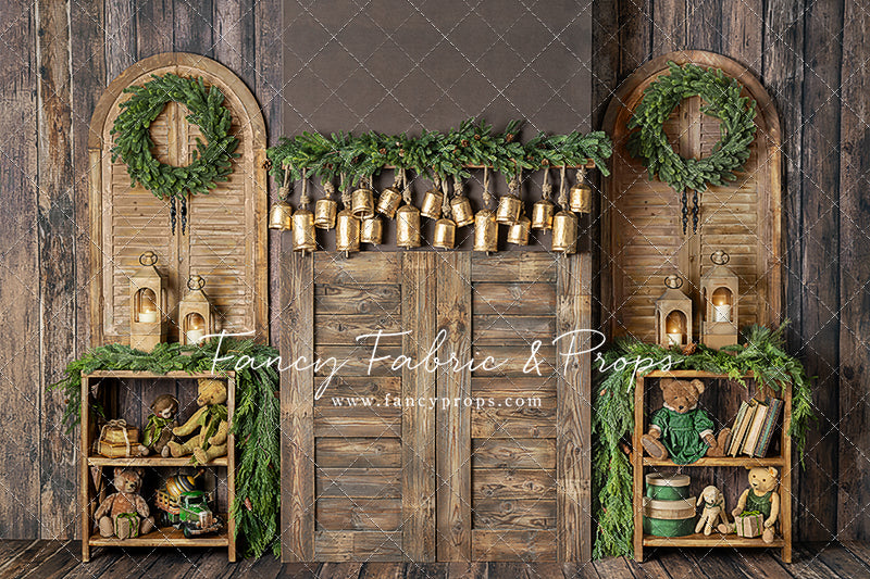 Rustic Christmas Charm Headboard