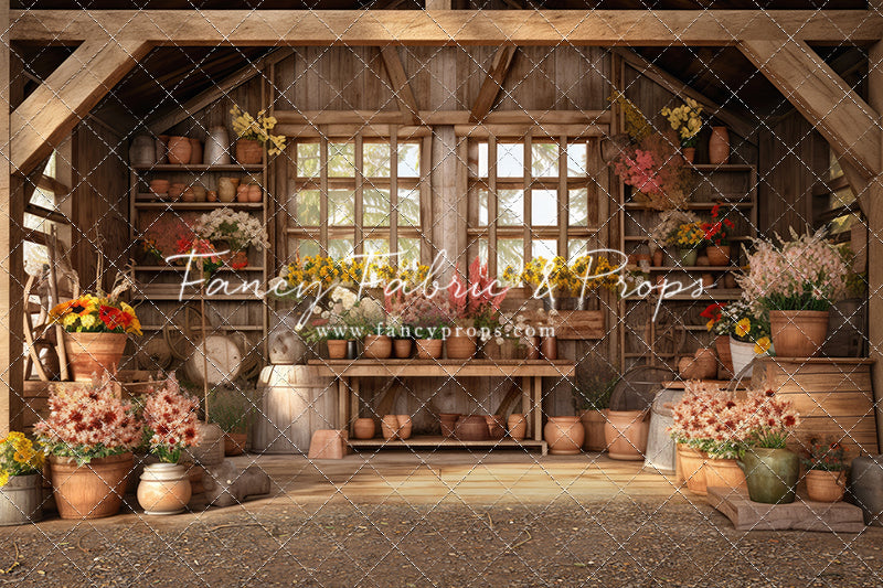 Rustic Greenhouse Blooms 2pc Room
