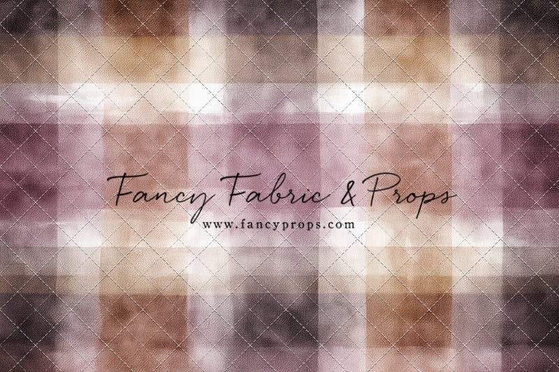 Rustic Plum Plaid - With Sweep Option