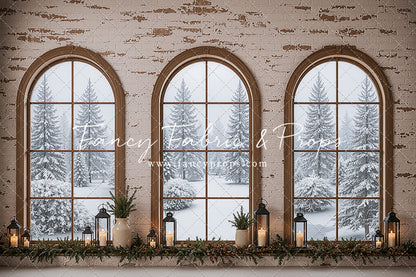Rustic Window Trio - with Sweep Option