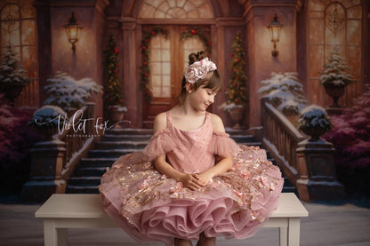 Glistening Snowy Entry - With Sweep Option