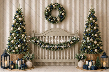 Sage & Navy Headboard