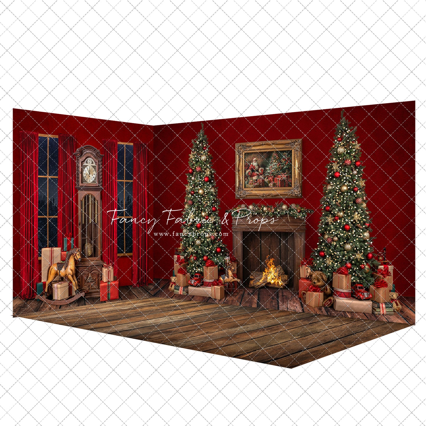 Santa's Fireside Mantle - Room