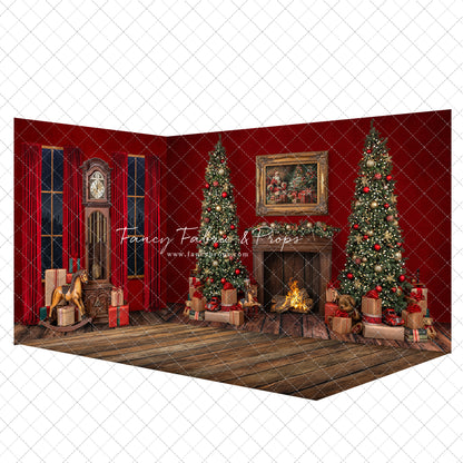 Santa's Fireside Mantle - Room