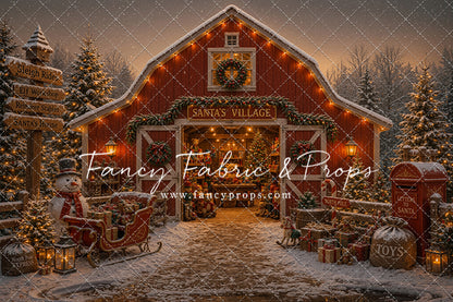 Santa's Village Barn - with Sweep Option