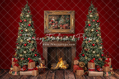 Santa's Fireside Mantle