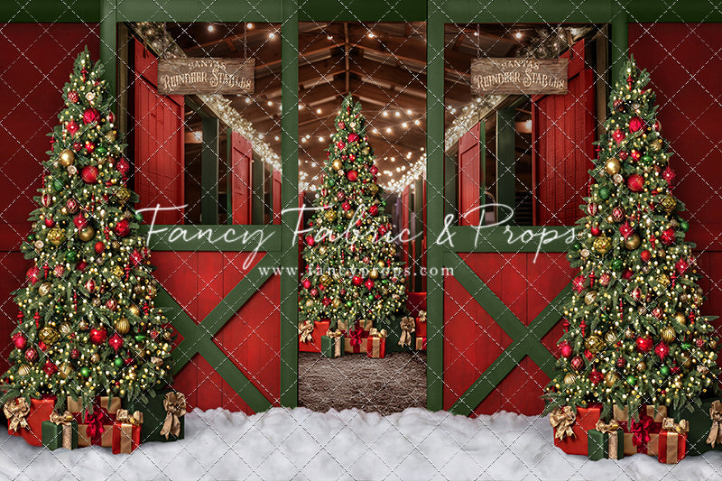 Santa's Jolly Reindeer Stable - No Reindeer