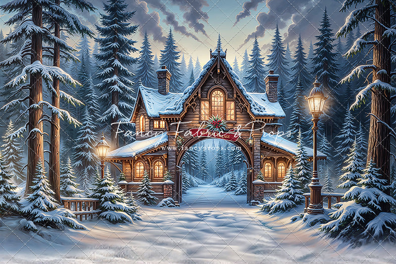 Santa's Village Entrance - With Sweep Option