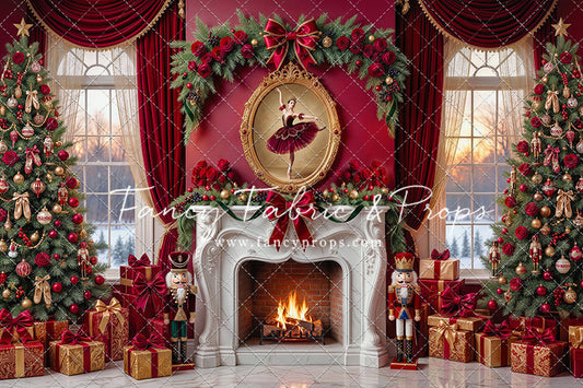 Scarlet Ballerina Christmas - with Sweep Option