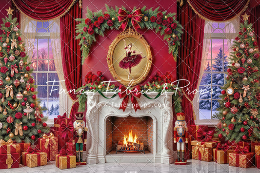 Scarlet Ballerina Christmas Room - with Sweep Option