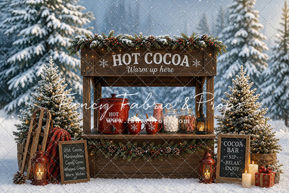 Snowflake Cocoa Station - With Sweep Option
