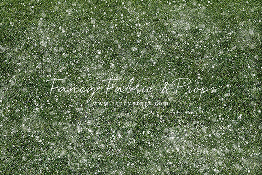 Snowy Grass Mat Floor