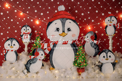 Snowy Penguin Friends