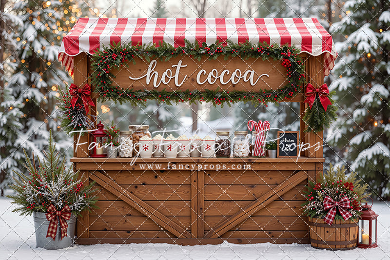 Snowy Sips Cocoa Bar - With Sweep Option