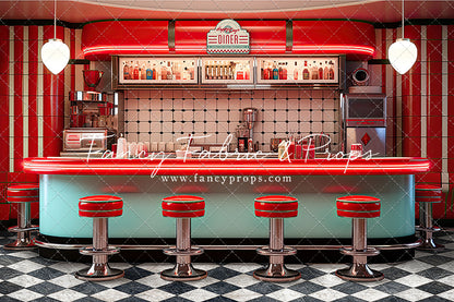 Soda Pop & Sock Hop Diner - With Sweep Option