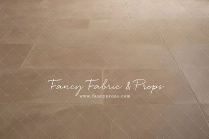 Soft Beige Tile Mat Floor