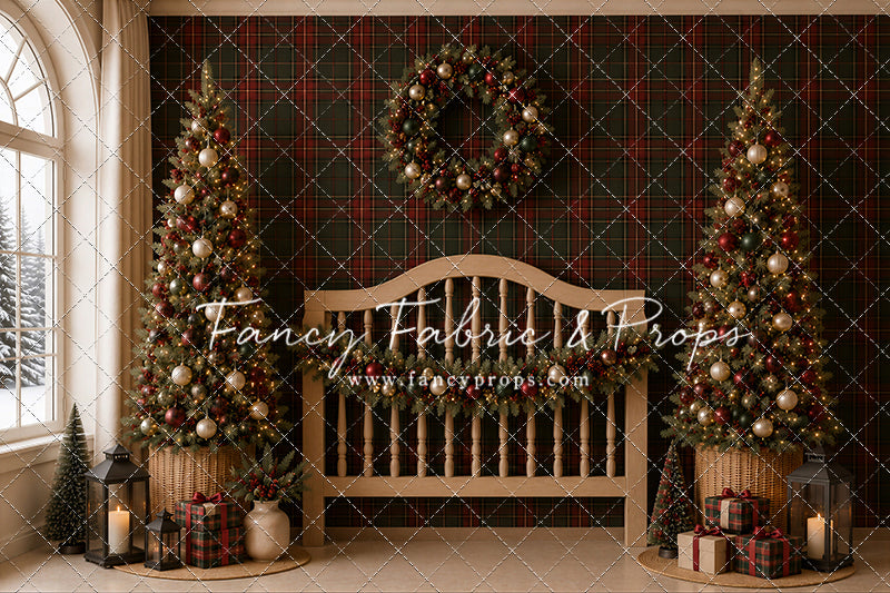 Sophisticated Holiday Headboard - with Sweep Option