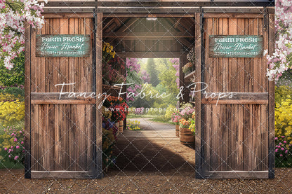 Farm Fresh Flower Barn - With Sweep Option