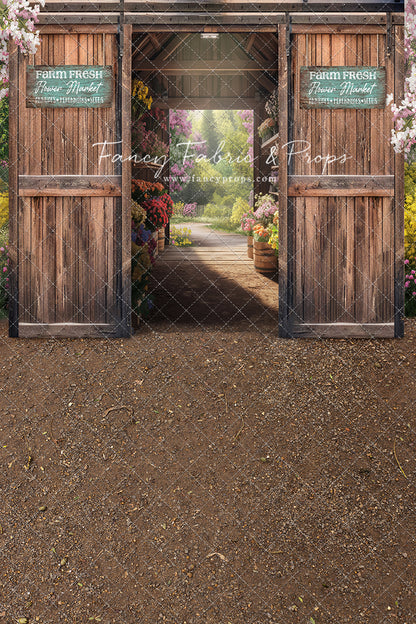 Farm Fresh Flower Barn - With Sweep Option