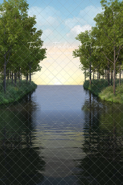 Spring at the Lake - With Sweep Option