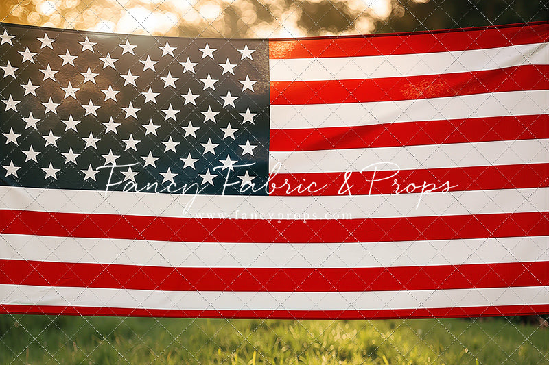 Stars & Stripes Sunset - With Sweep Option