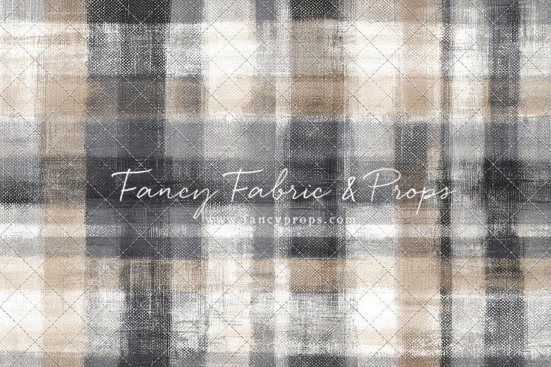 Stone & Sand Tartan - With Sweep Option