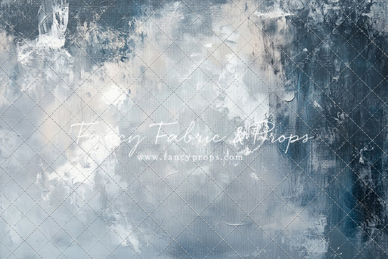 Stormy Skies - With Solid Blue Floor Sweep Option