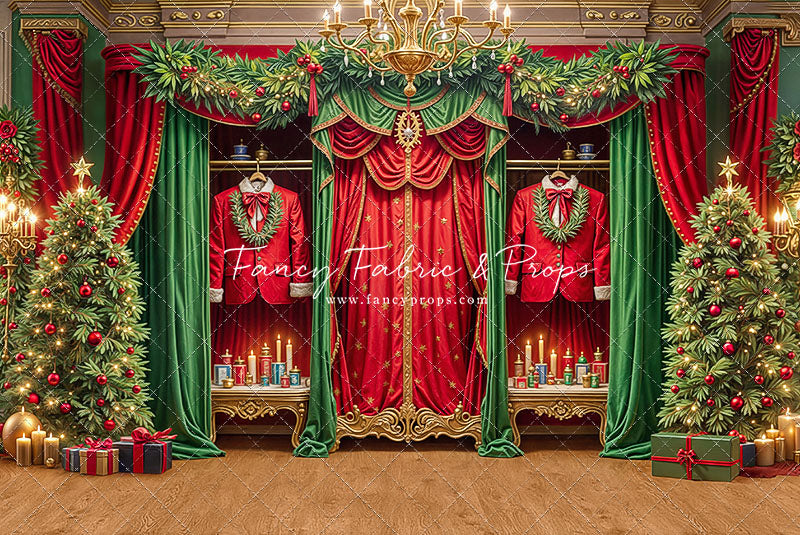 Suiting Up Santa - with Sweep Option