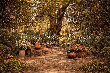 Sunlit Cactus Garden - With Sweep Option