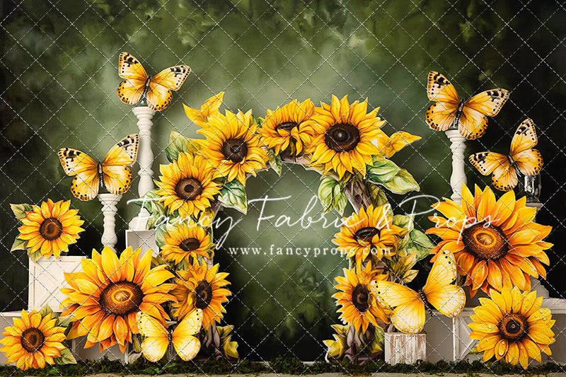 Sunny Flowers & Butterflies