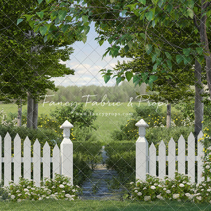 Sunny Spring Welcome Garden Path