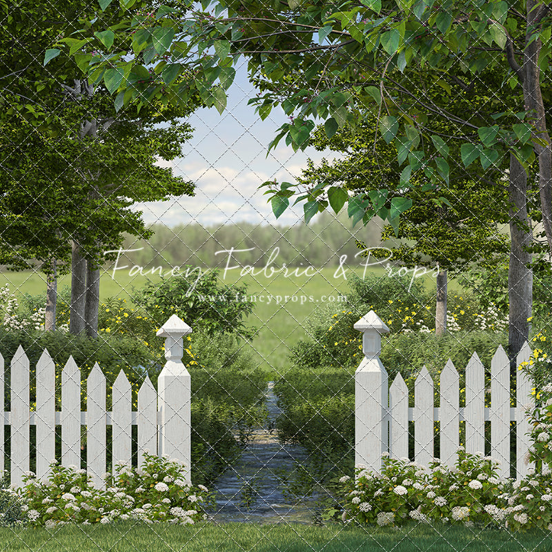 Sunny Spring Welcome Garden Path – Fancy Fabric & Props