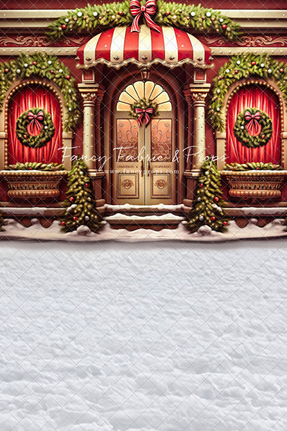 Crimson & Gilt Christmas Emporium - with Sweep Option