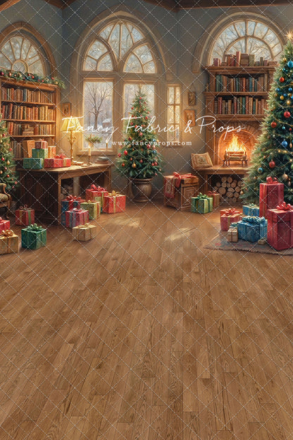 Festive Fireside Study - with Sweep Option