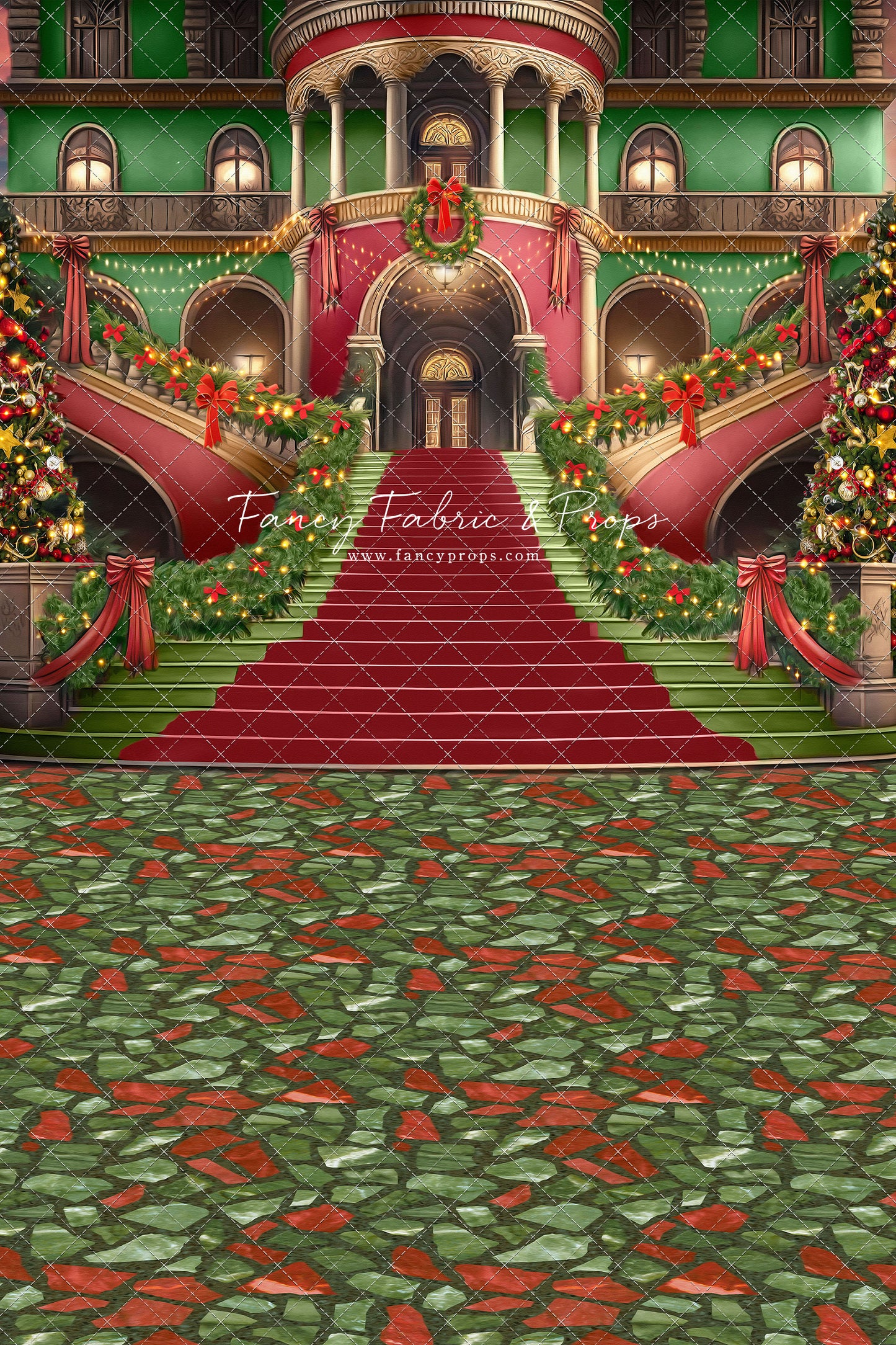 Merry Mansion- Multi Color Rug - with Sweep Option