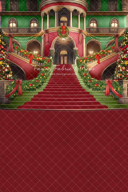 Merry Mansion- Red Rug - with Sweep Option