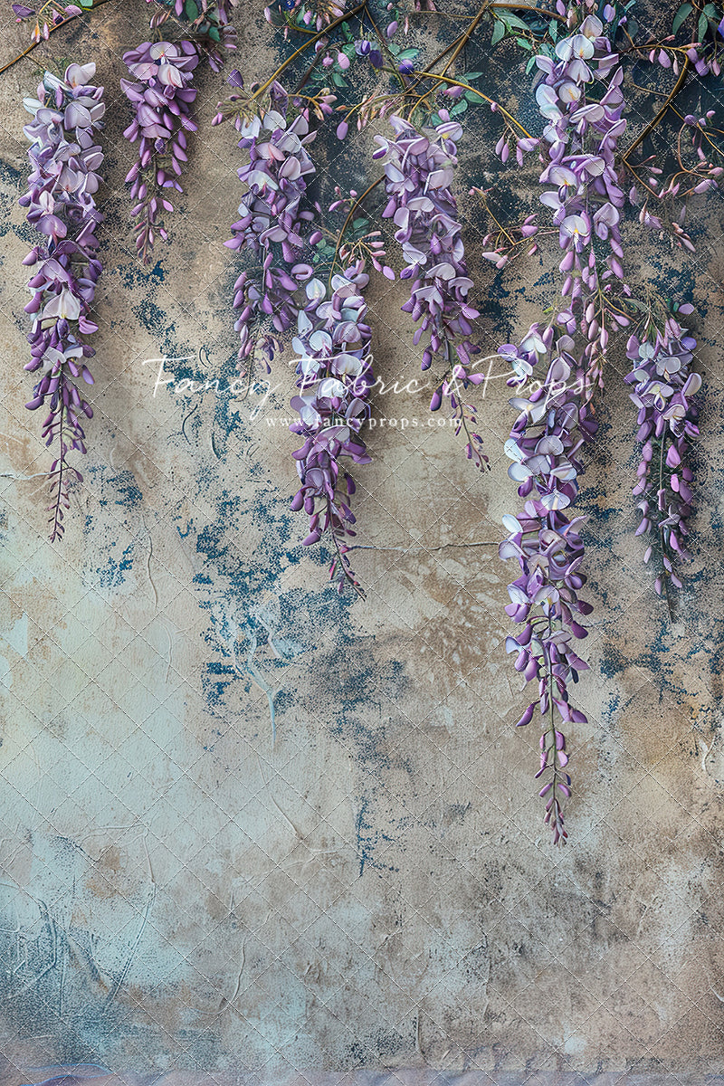 Painted Floral Lavender Wisteria