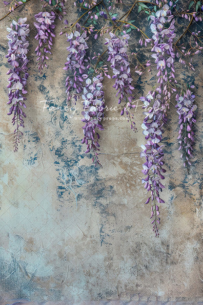 Painted Floral Lavender Wisteria