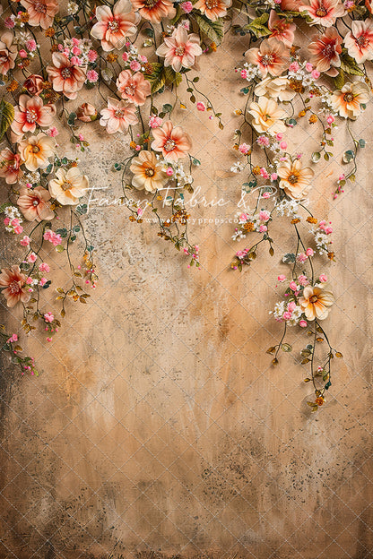 Painted Floral Peach