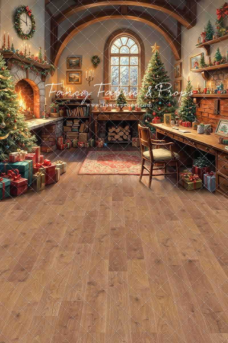 Santa's Winter Cabin - with Sweep Option