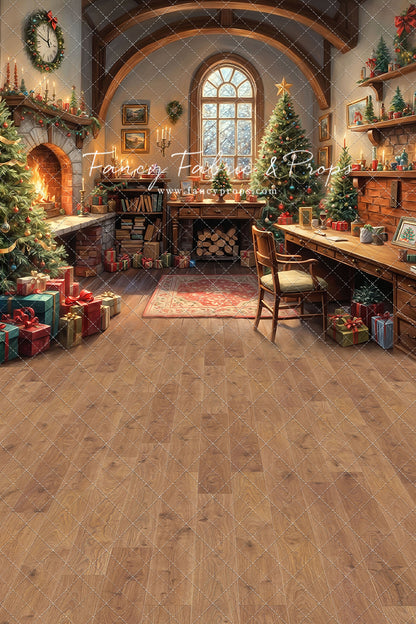 Santa's Winter Cabin - with Sweep Option