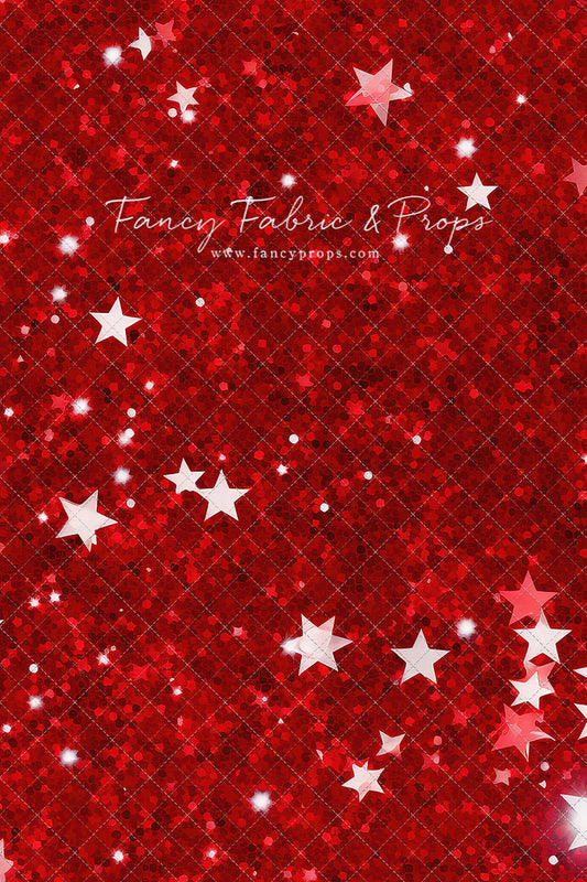 Starry Red Sparkle