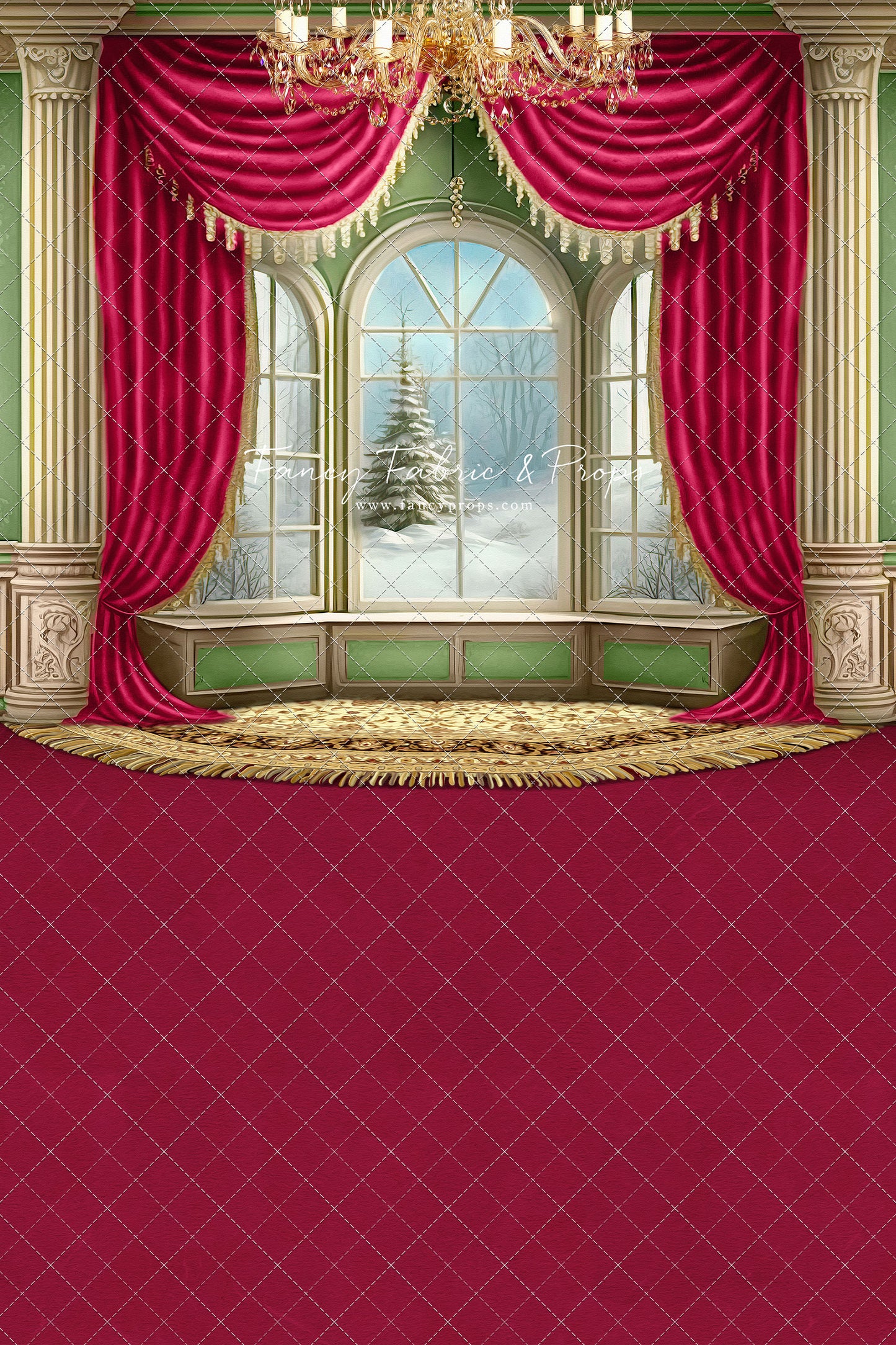 Winterside Wishes - Red Carpet Option - with Sweep Option