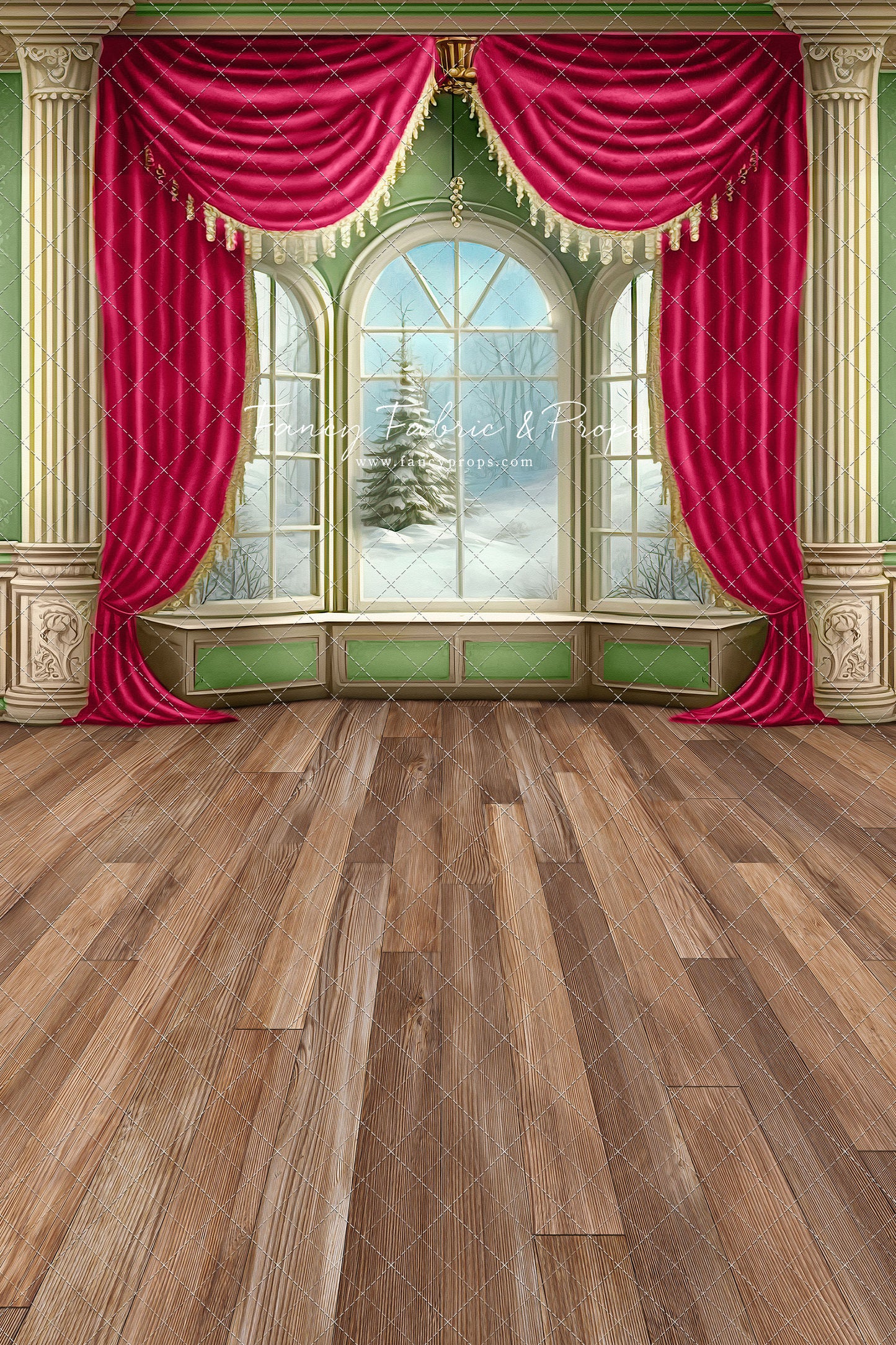 Winterside Wishes - Wood Floor Option - with Sweep Option