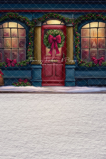 Wintertime Shop - Blue Shop - with Sweep Option