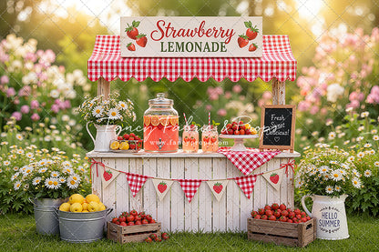 Sweet Strawberry Sips - With Sweep Option
